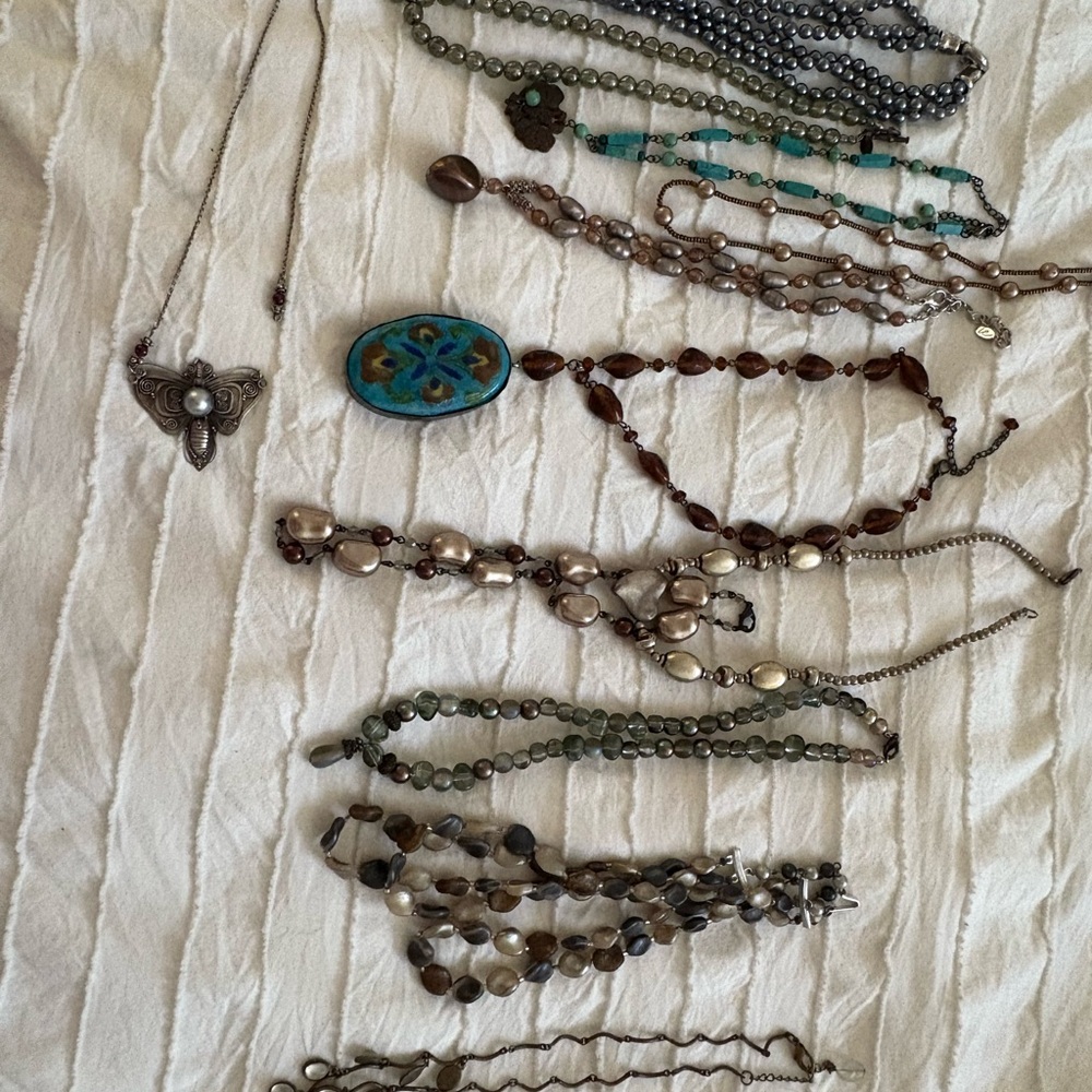 Bohemian and Bead Necklace Collection *lot*